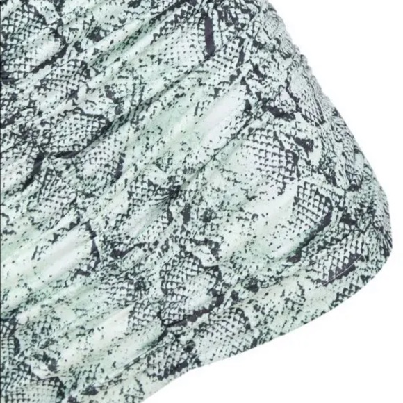 Ruched Snake Skin Dress - Picture 2 of 4